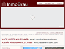 Tablet Screenshot of inmobrau.com